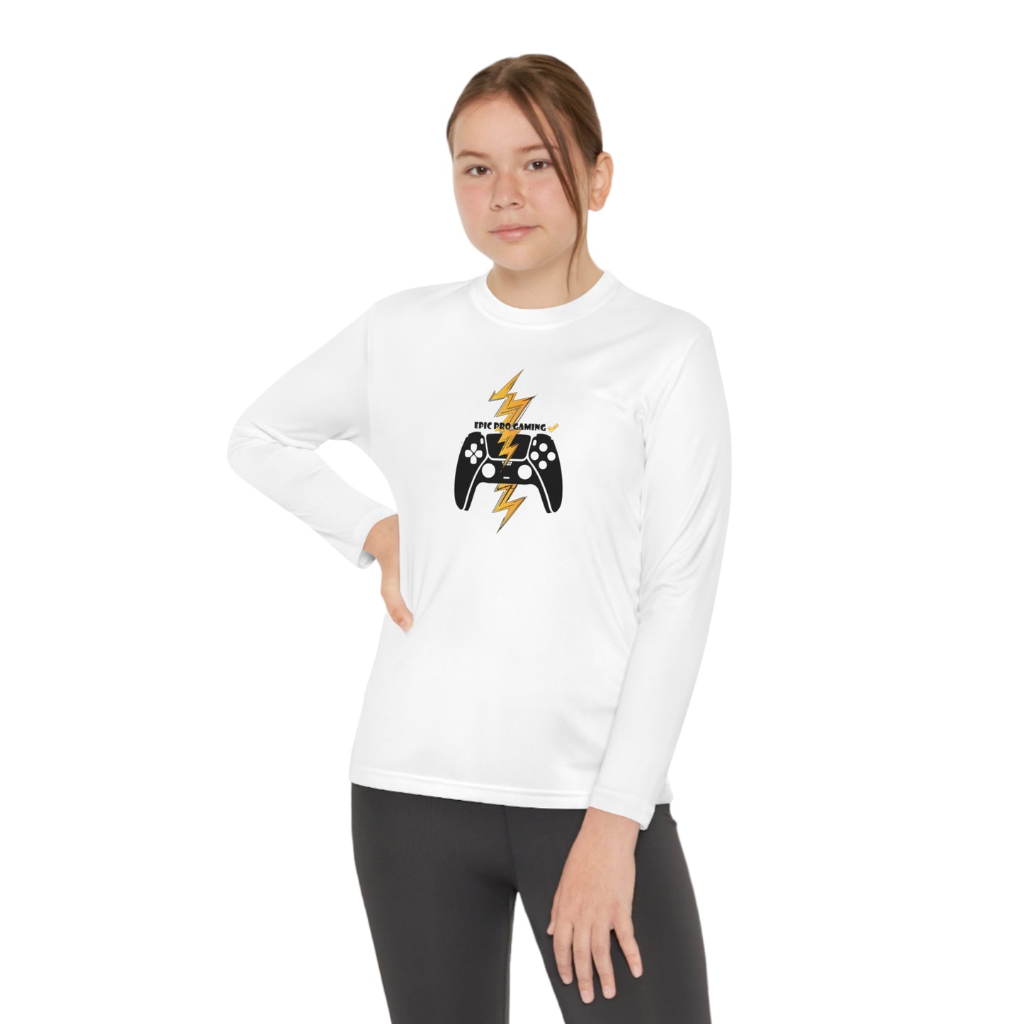EpicPro Gaming Youth Long Sleeve Level-Up Tee