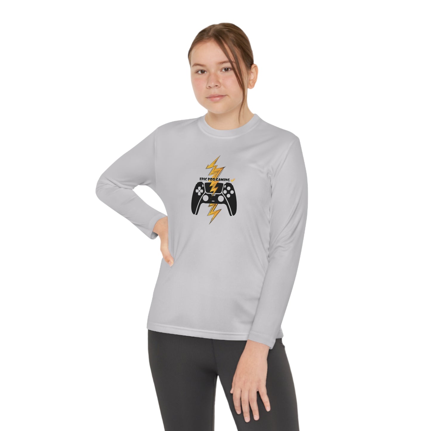EpicPro Gaming Youth Long Sleeve Level-Up Tee