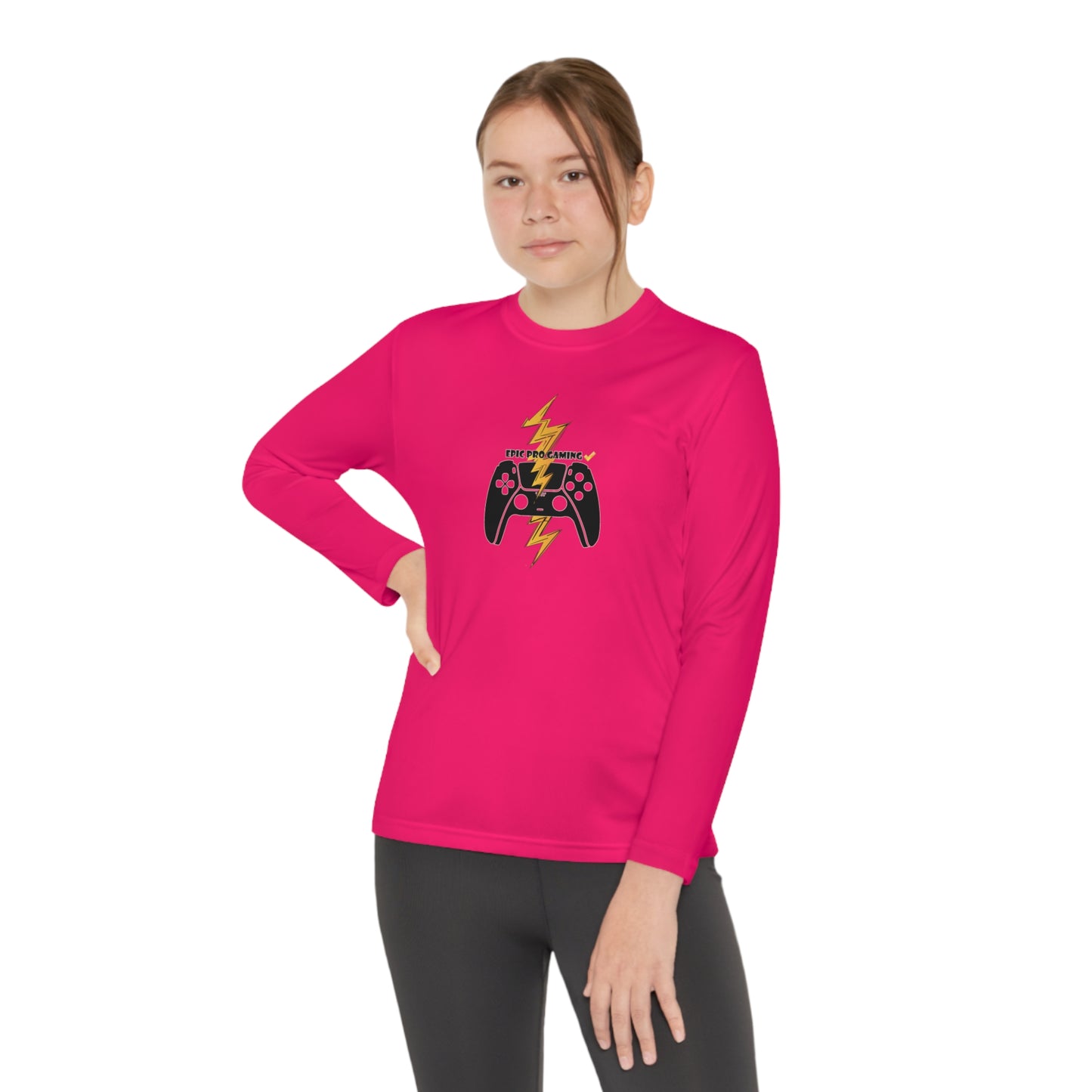 EpicPro Gaming Youth Long Sleeve Level-Up Tee