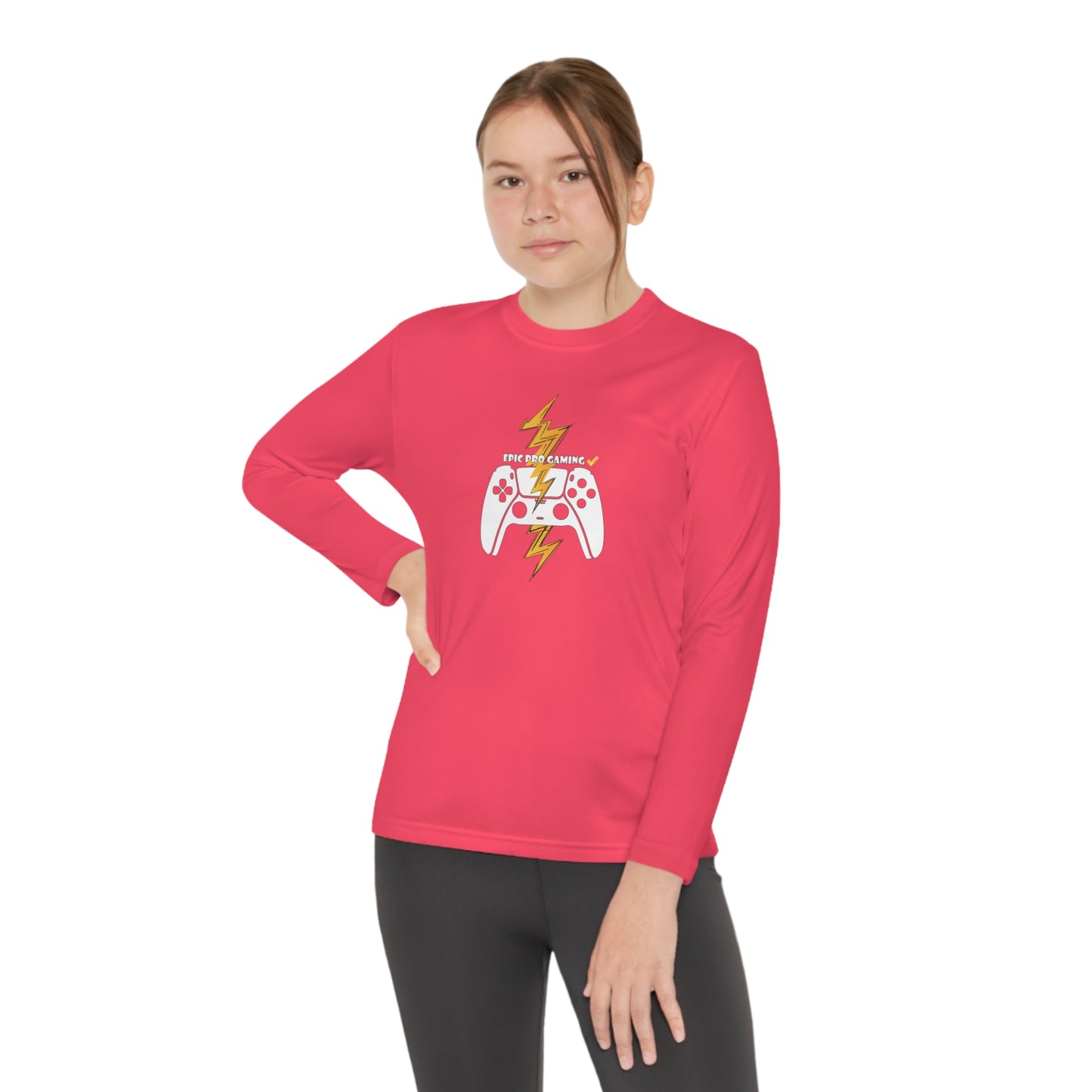 EpicPro Gaming Youth Long Sleeve Level-Up Tee