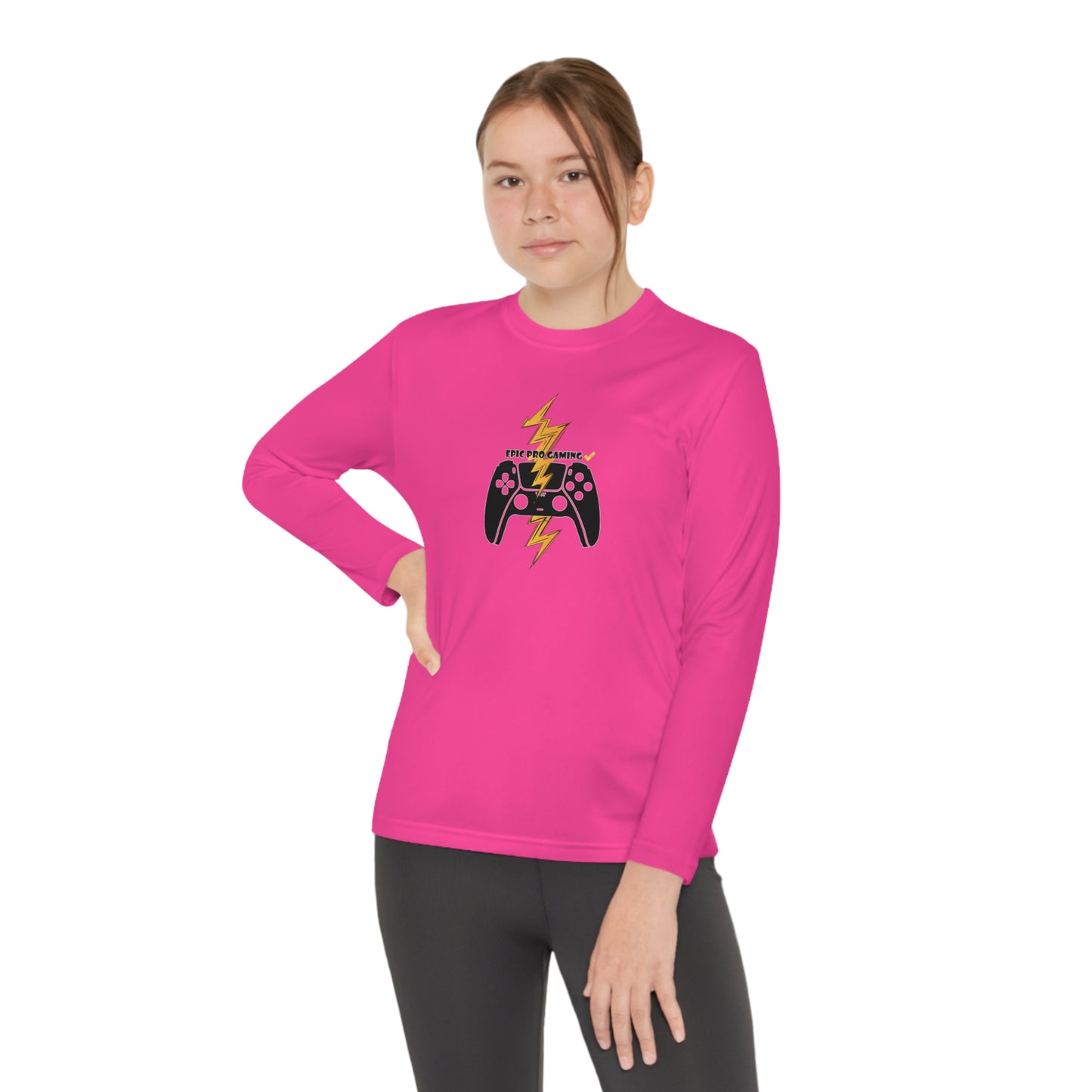 EpicPro Gaming Youth Long Sleeve Level-Up Tee