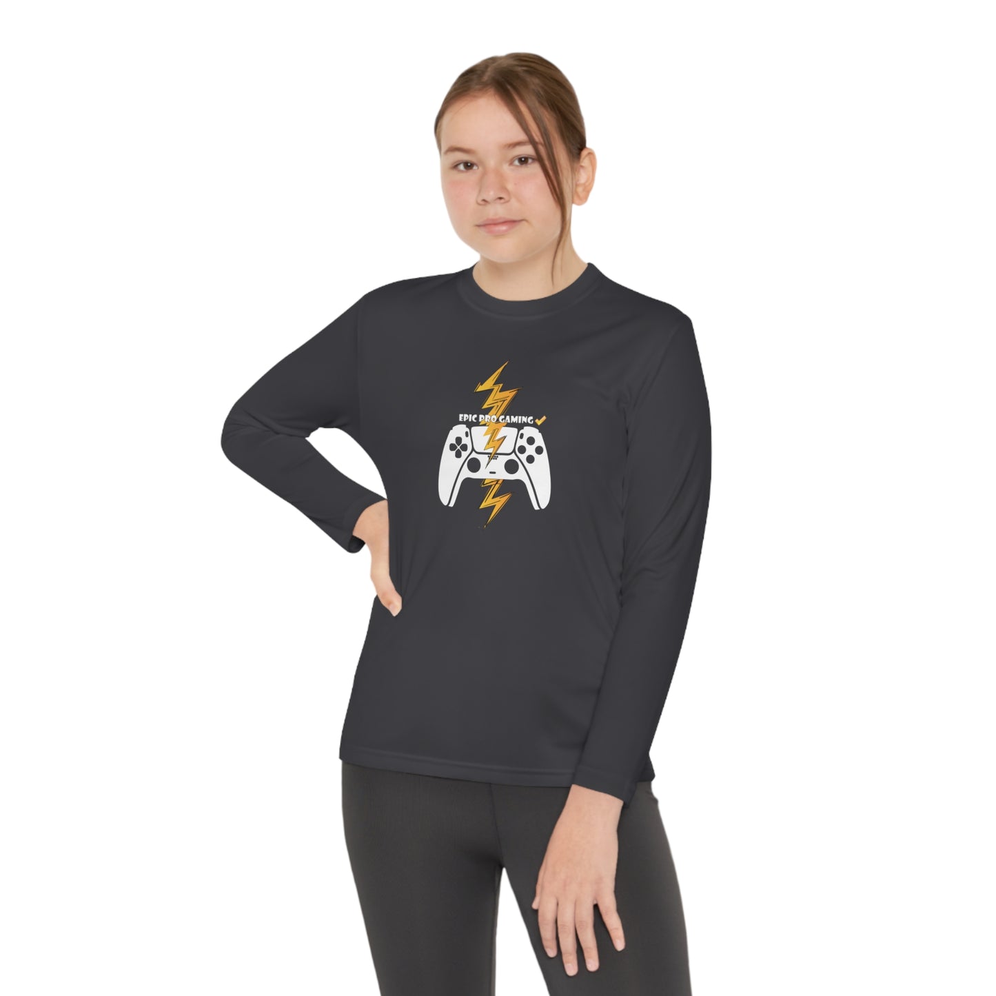 EpicPro Gaming Youth Long Sleeve Level-Up Tee