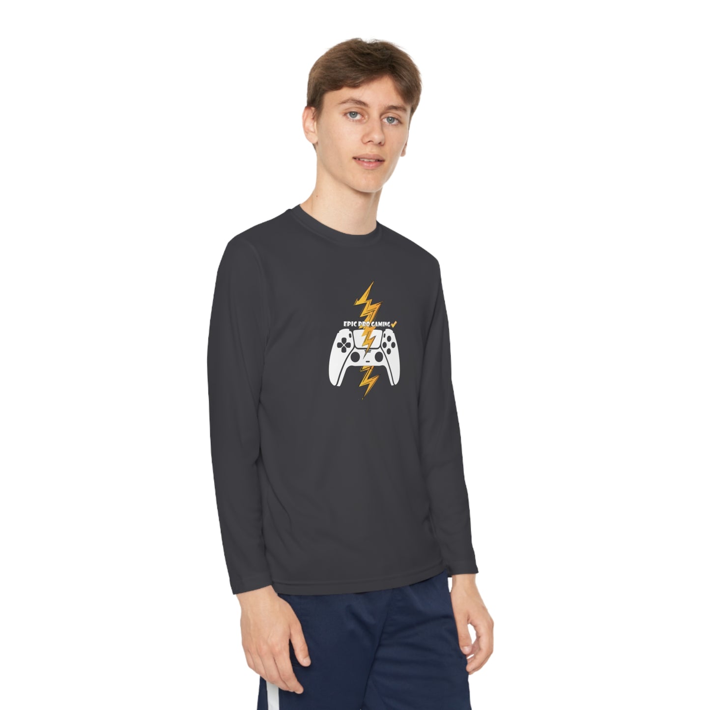 EpicPro Gaming Youth Long Sleeve Level-Up Tee