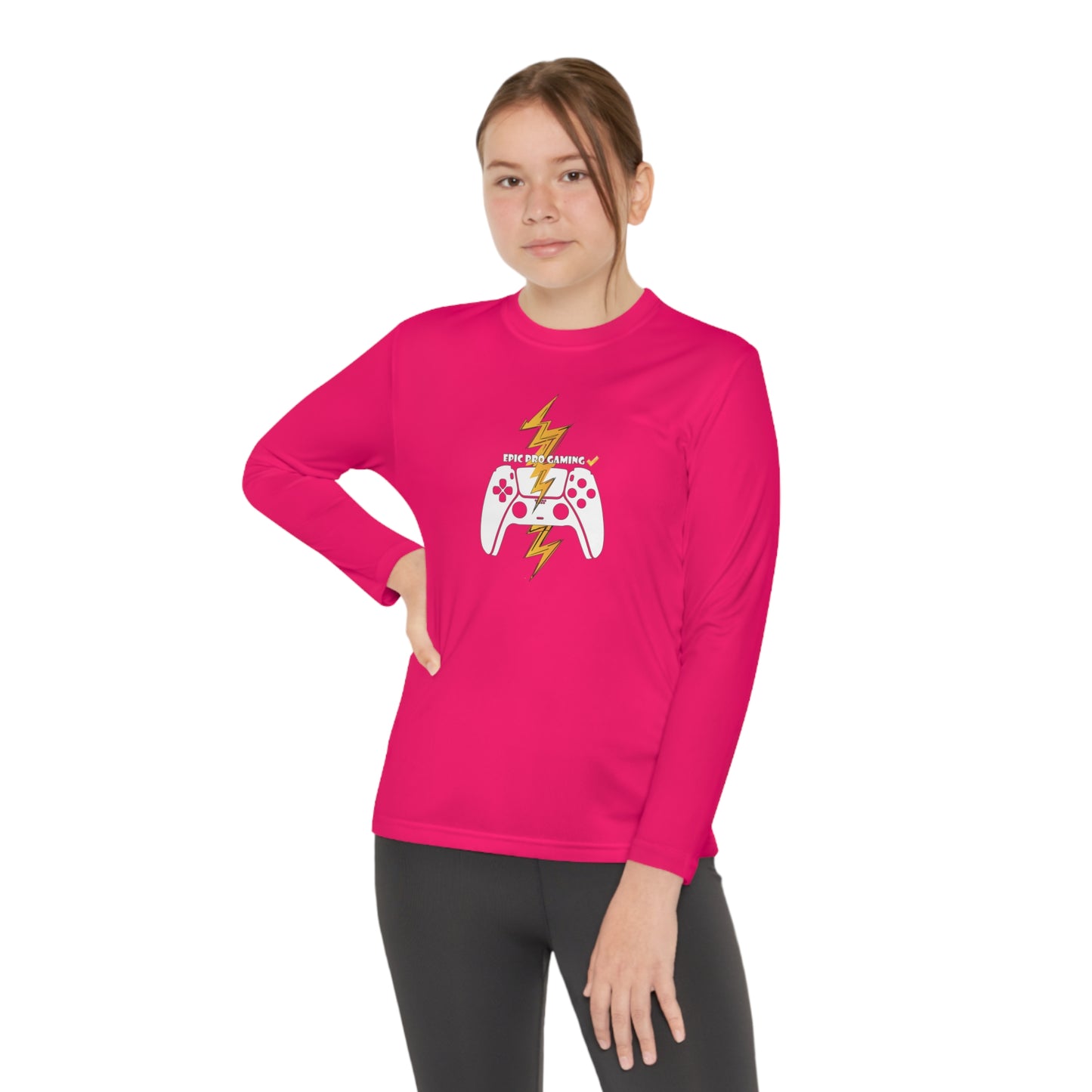 EpicPro Gaming Youth Long Sleeve Level-Up Tee