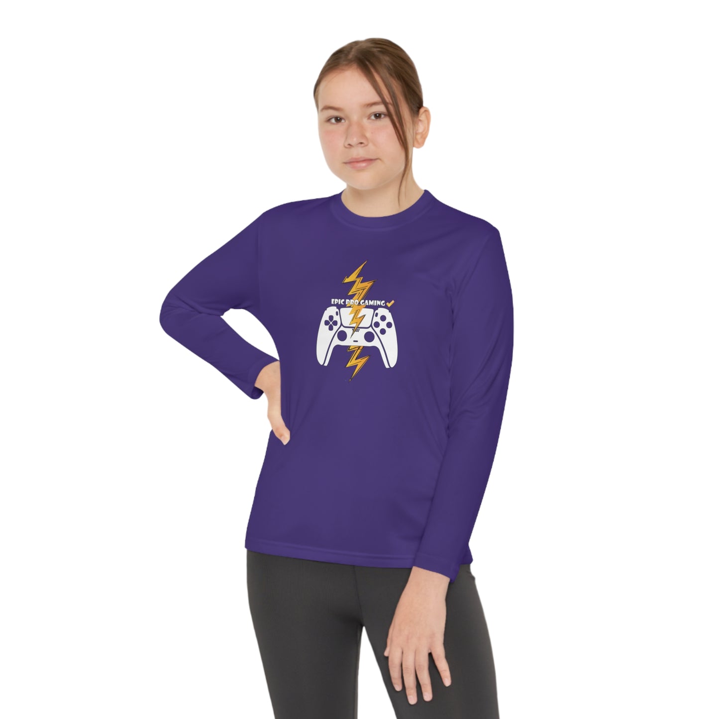 EpicPro Gaming Youth Long Sleeve Level-Up Tee