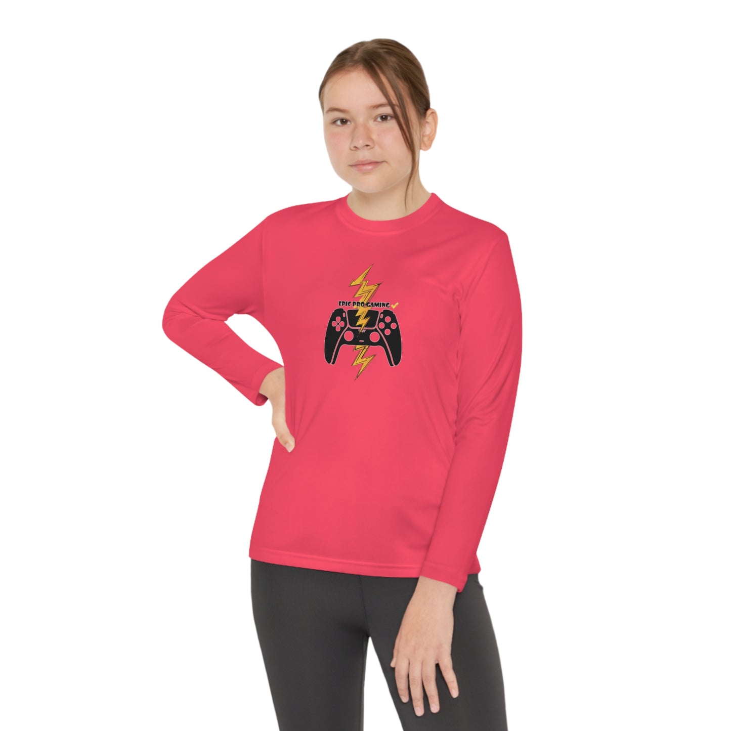 EpicPro Gaming Youth Long Sleeve Level-Up Tee