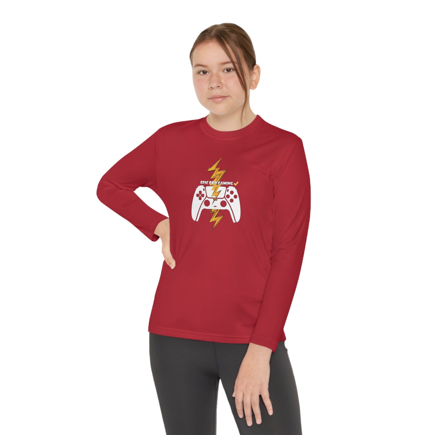 EpicPro Gaming Youth Long Sleeve Level-Up Tee